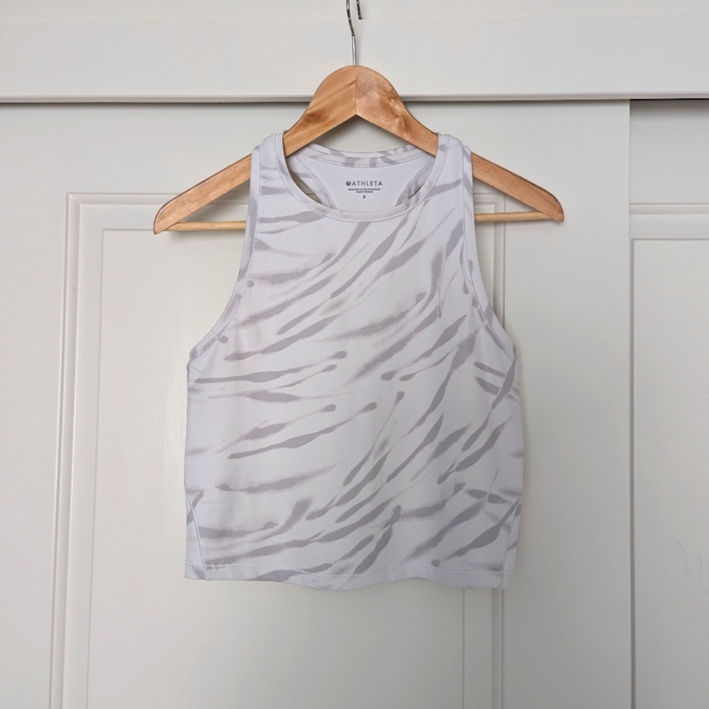 Athleta Racerback Cropped Top